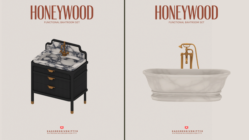 Галерея мода Набор для ванной Honeywood Bathroom #1